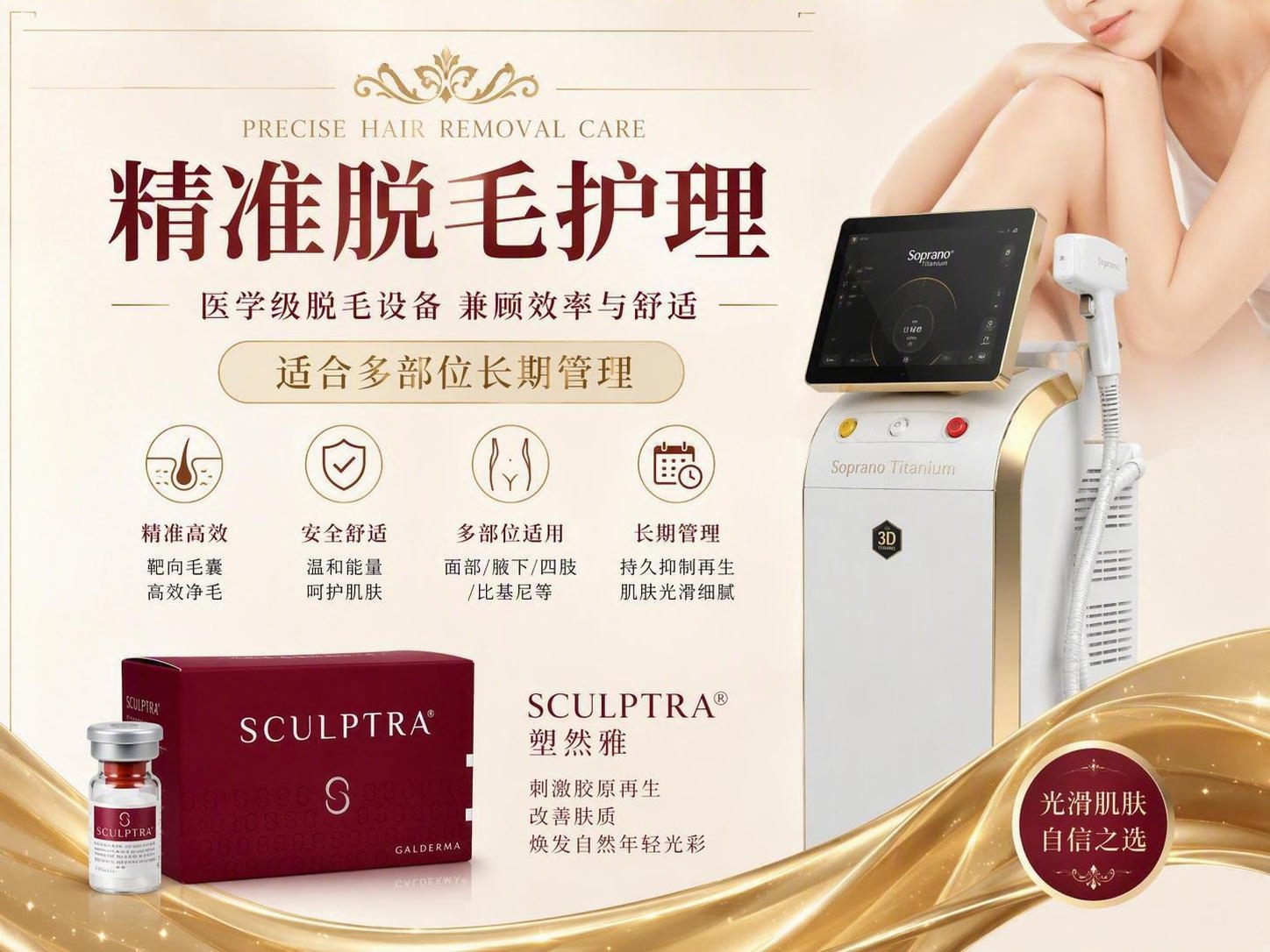 精准脱毛护理
